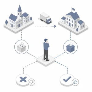 Illustration — Est-ce que je peux voter dans mon ancienne commune ?